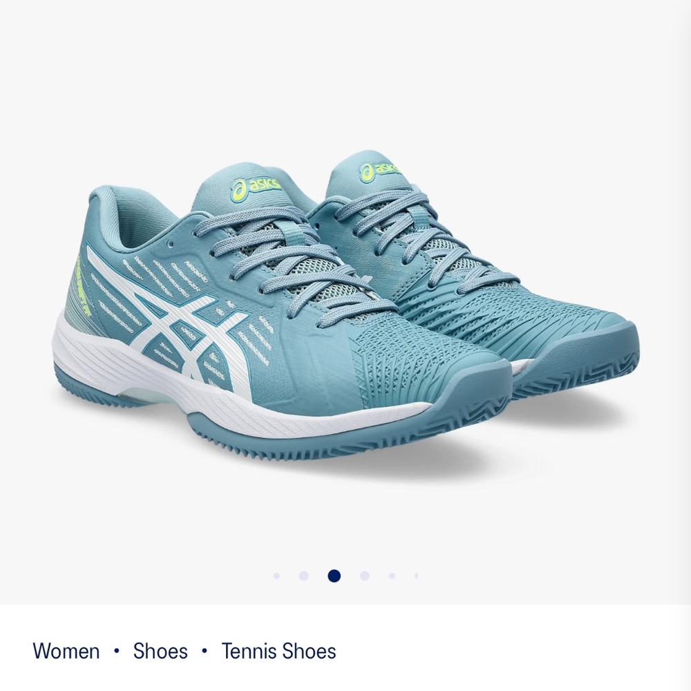 Like New Asics Teal Tennis Sneakers